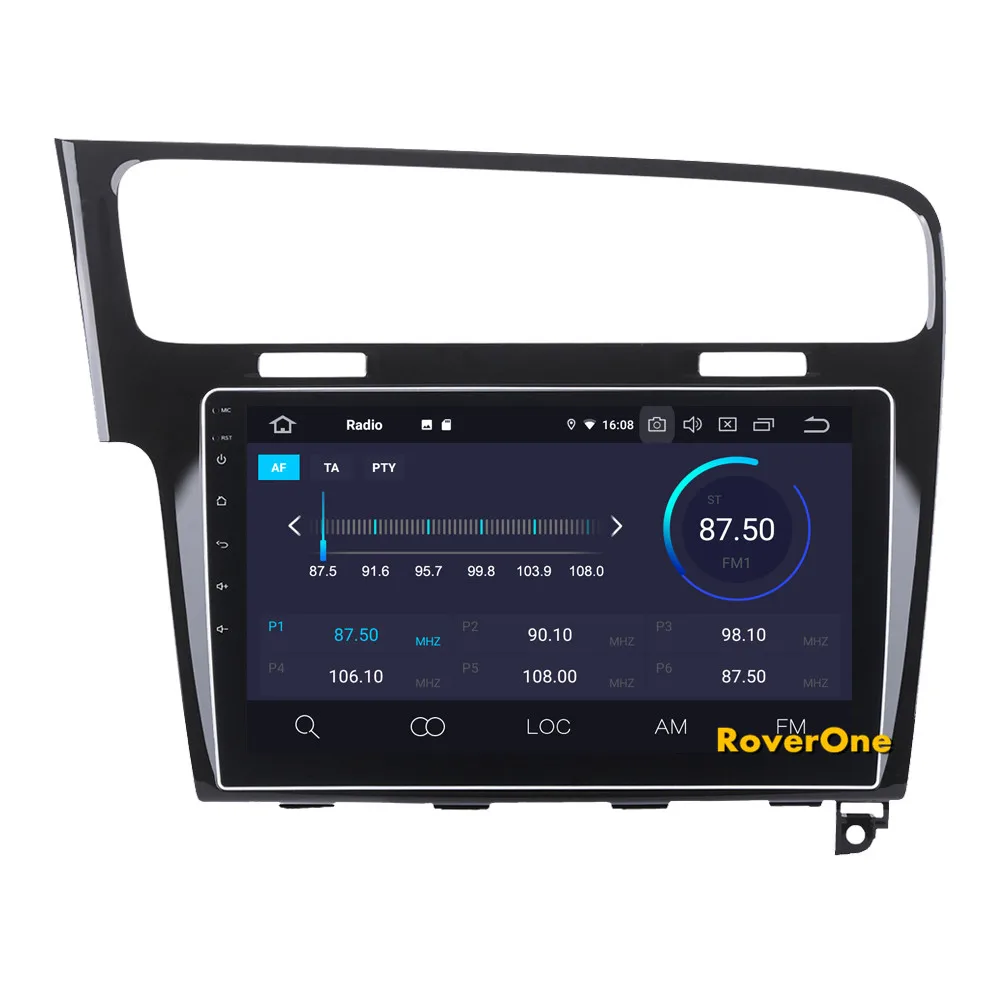 RoverOne для VW Golf 7 MK7 VII 2013 Android 9,0 Авторадио автомобильный мультимедийный плеер радио gps навигация головное устройство без DVD