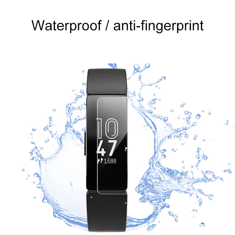 New Arrival 3Pcs Waterproof TPU Smart Watch Screen Protective Film for Fitbit Inspire HR | Электроника