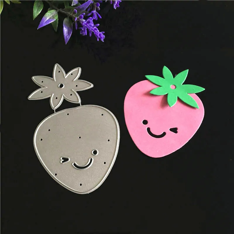 Милые фрукты Клубника металла стали резки штампы для DIY скрапбукинг ручной
