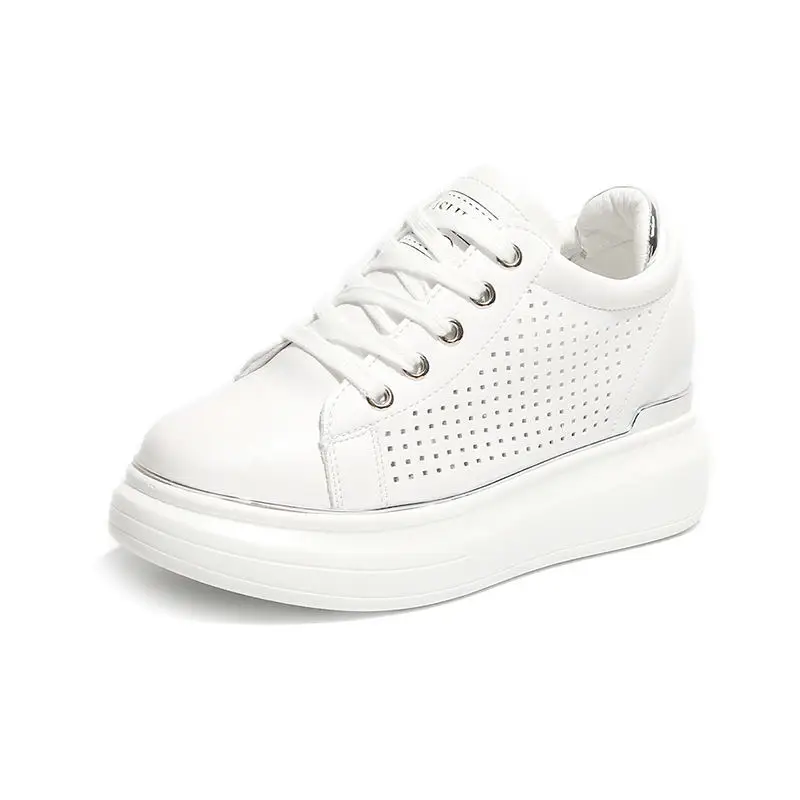 LAISUMK модные туфли на танкетке Женская обувь увеличивающая рост каждый день