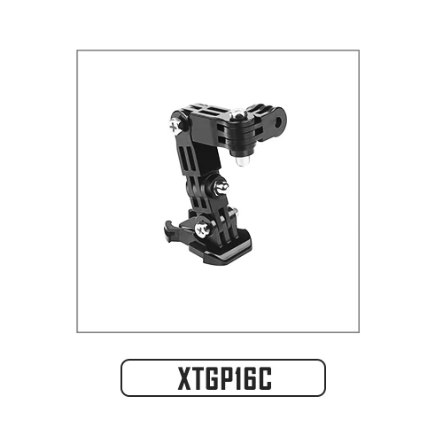 XTGP16C Регулируемое крепление для камеры gopro hero 8 7 5 xiaomi yi 4k sjcam sj4000 sj7, аксессуары для крепления на шлем - Цвет: XTGP16C