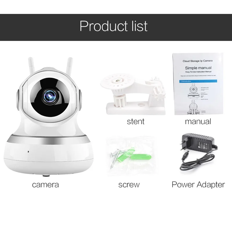 Wistino CCTV WI FI IP Камера Full HD 720 P видео монитор наблюдения P2P охранных Видеоняни и