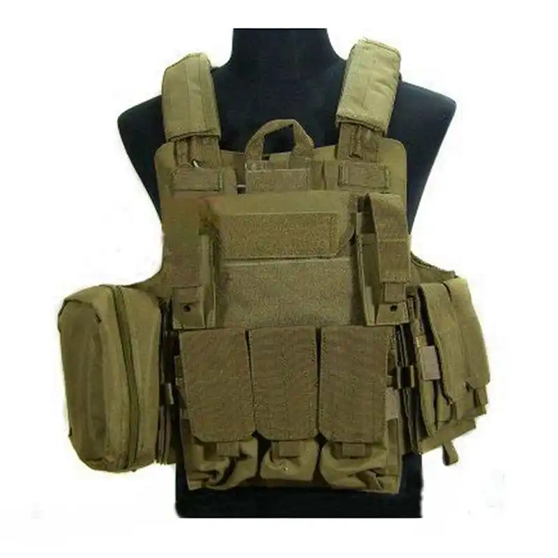 tan Тактический жилет molle CIRAS страйкбол боевой жилет W/подсумок для журналов Releasable Armor Plate Carrier Strike жилеты охотничья одежда - Цвет: tan