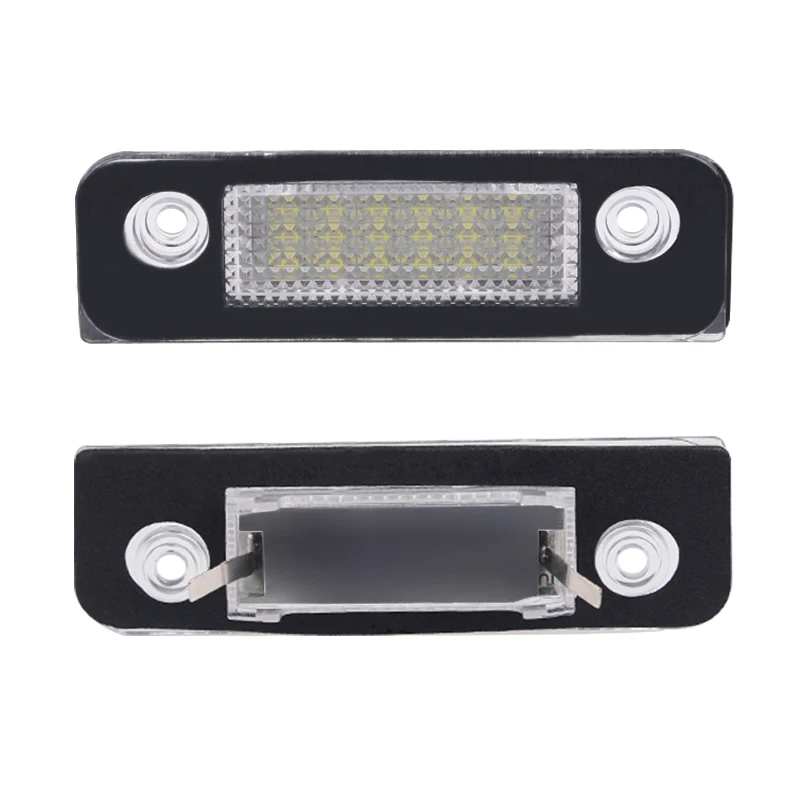 2 шт./1 пара 12V 18LED белый 6000 К номерной знак светильник лампы для Ford Fusion Fiesta Mondeo ошибок Лицензия светильник s для Ford