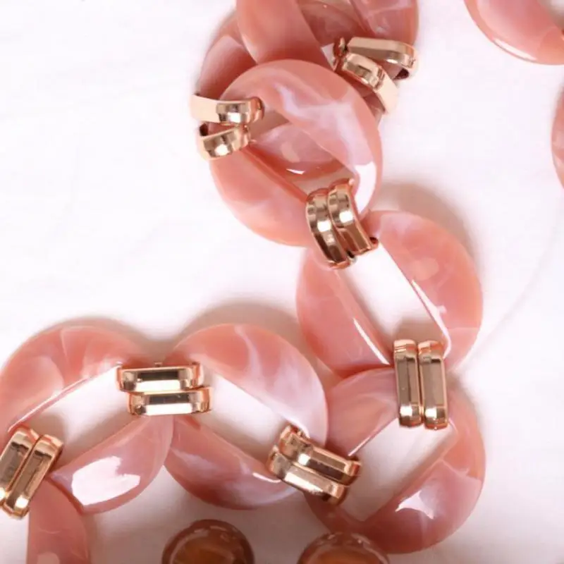 2019 желе Акриловые цинковый сплав высокого цвета сумки цепи легкий вес сумка