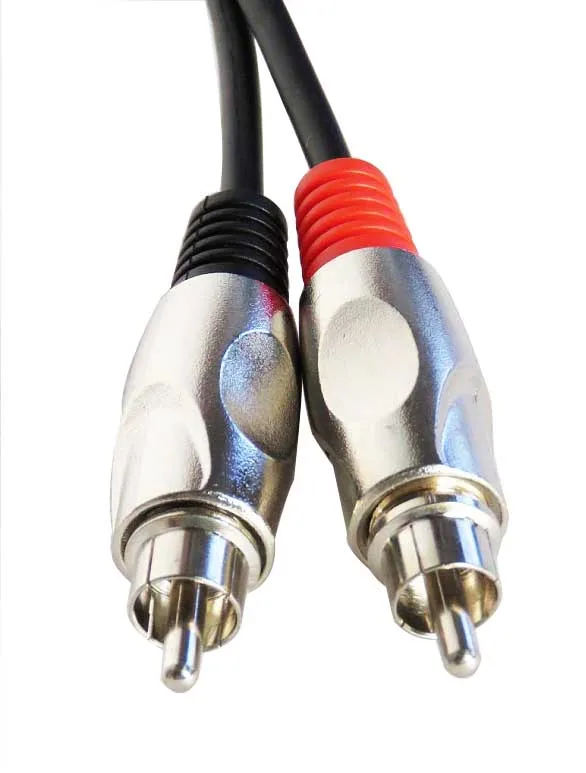 Аудиокабель STARAUDIO 6 футов (1 8 м) 2 - 1/4 дюйма (6 3 мм) моно-2-RCA | Электроника