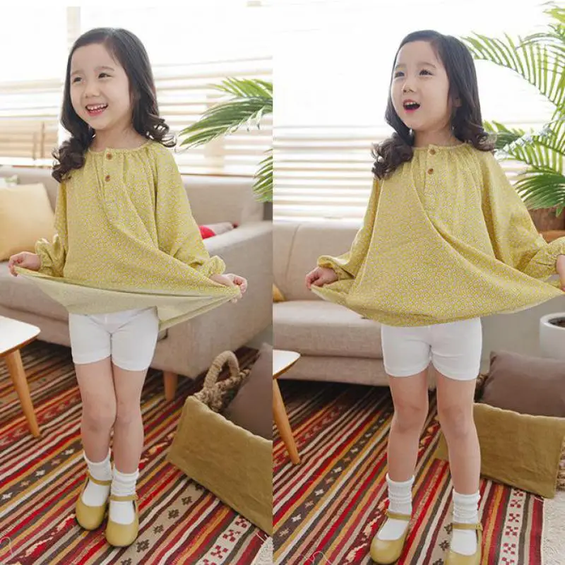 Новые летние шорты для маленьких девочек Детские безопасности однотонные