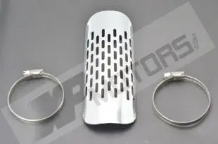 Бесплатная доставка хромированный чехол для выхлопной трубы мотоцикла