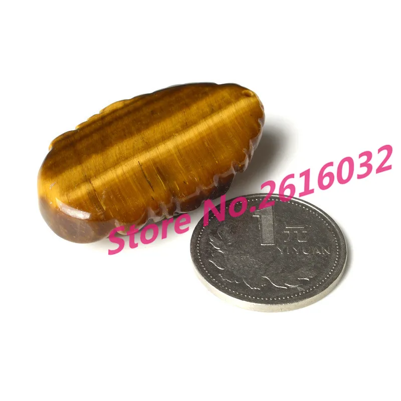 100% натуральный желтый тигр нефрит ручной резные Гуаньинь Будда кулон ожерелье