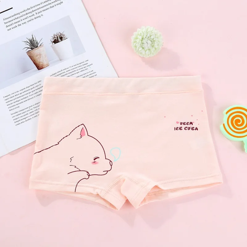 10 шт./лот Нижнее белье для маленьких девочек с рисунком медведя Детские трусики