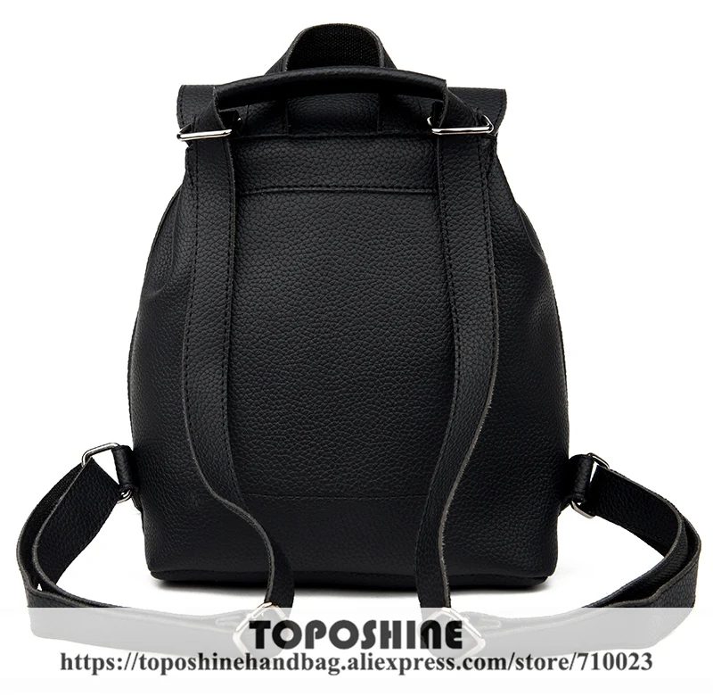 Toposhine, модные рюкзаки с кисточками для девочек, Маленький милый женский рюкзак из искусственной кожи, модная женская сумка на плечо, ранец с заклепками, 1731