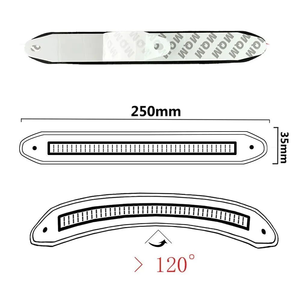 Автомобильный Стайлинг 25 мм светодиодный светильник дневного времени COB внешний