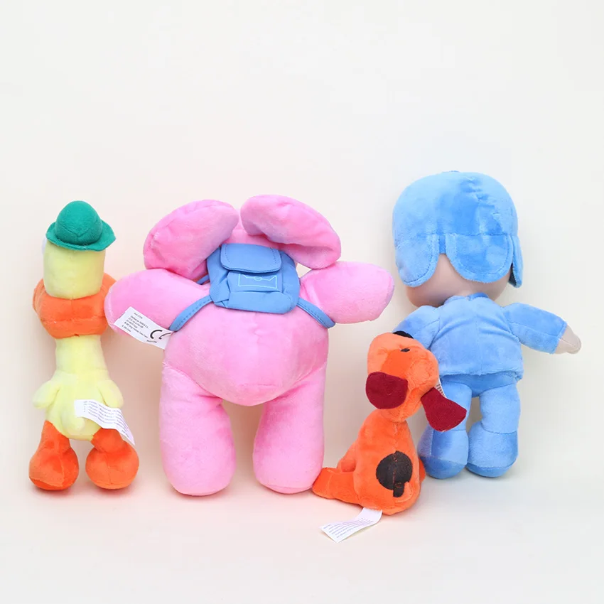 4 шт./лот мультфильмы Pocoyo ELLY elefante Пато patito Loula Sleepy птица плюша Кукла коллекции игрушки подарки для детей