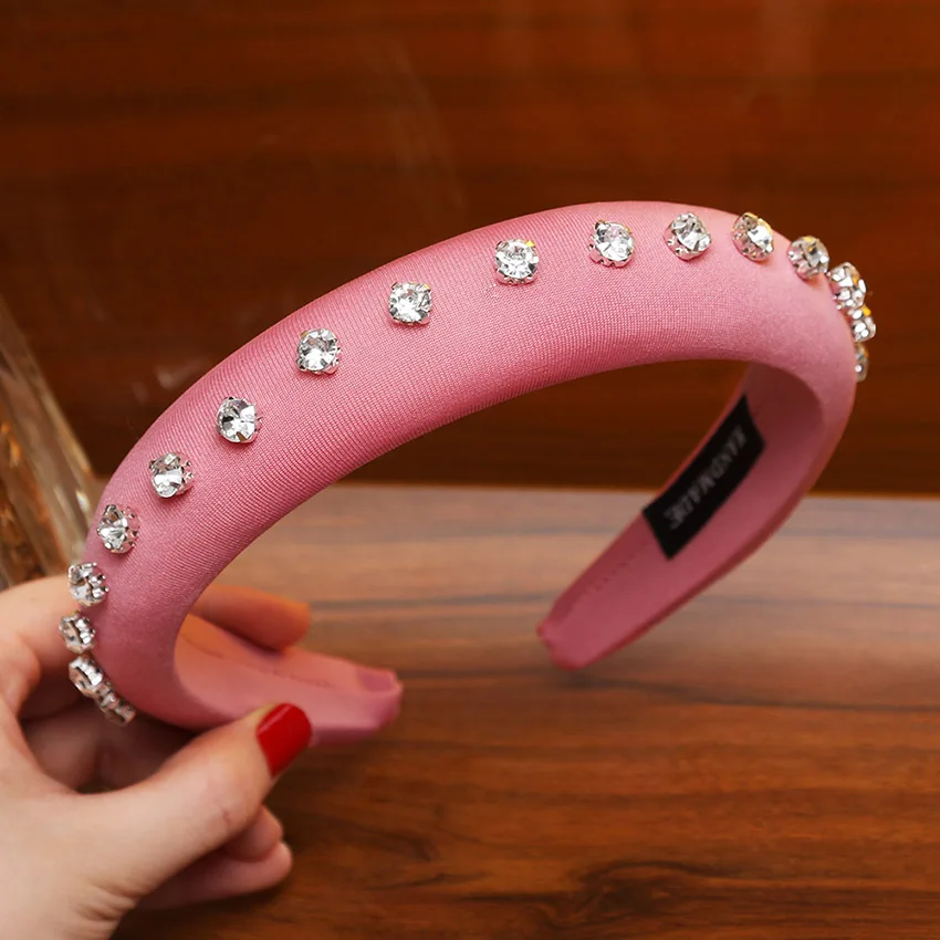 Levao цветок невесты Свадебный ободок аксессуары для волос сладкая Цветочная Корона лента для волос весенний венок-гирлянда ободок для волос - Цвет: Pink