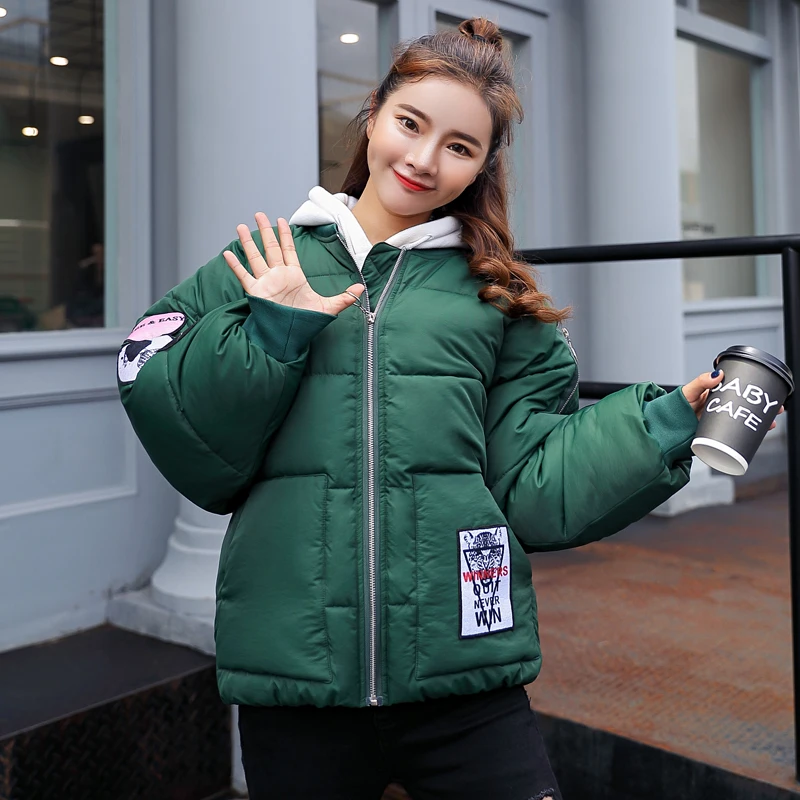 Новое поступление 2019 года зимняя куртка для женщин Oversize Модные женские s пальто