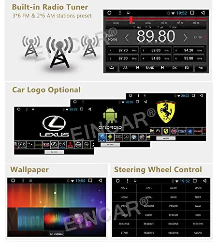 Android6.0 автомобильный Радио четырехъядерный двойной Din 6 2 ''в тире Авторадио