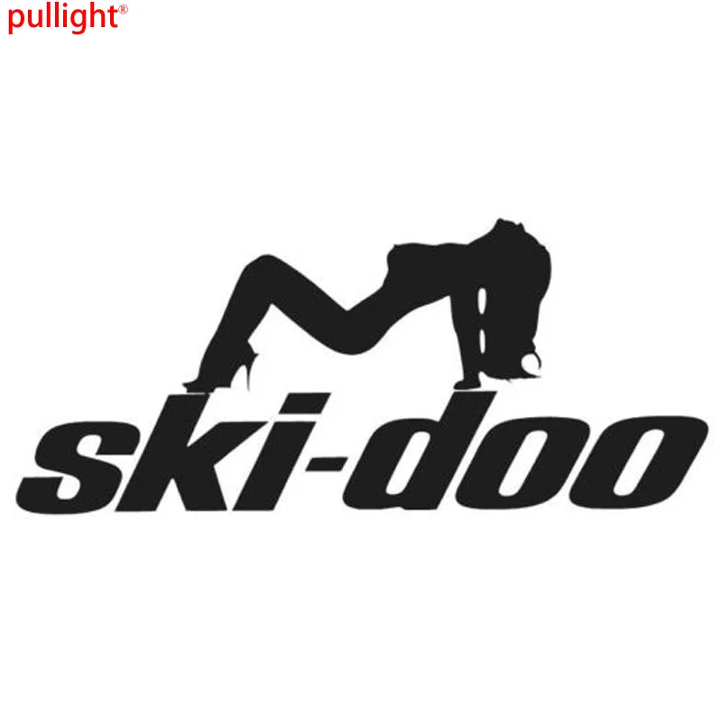 

17CM*7CM Skidoo Decals Quad Plow Snowmobie Trailer Sticker Car Sticker Marathon Runners Motorcycle Car Styling Decoration