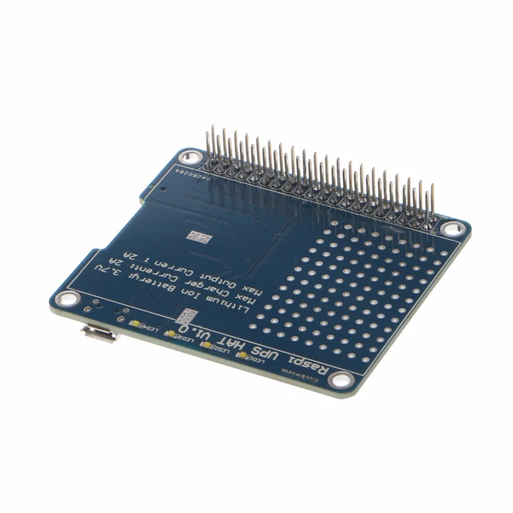 UPS Модуль платы HAT 2500mAh литиевая батарея для Raspberry Pi 3 Model B/Pi 2B/B+/A+ и Прямая поставка