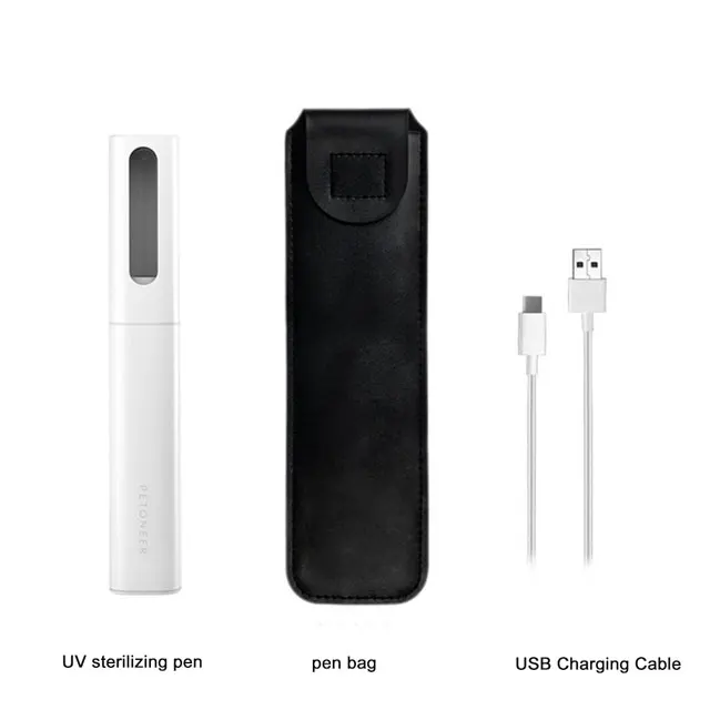 White Новинка Xiaomi портативная уф стерилизация ручка перезаряжаемая антибактериальный дезодорант питомец Здоровый очиститель воды ручка - Цвет: White