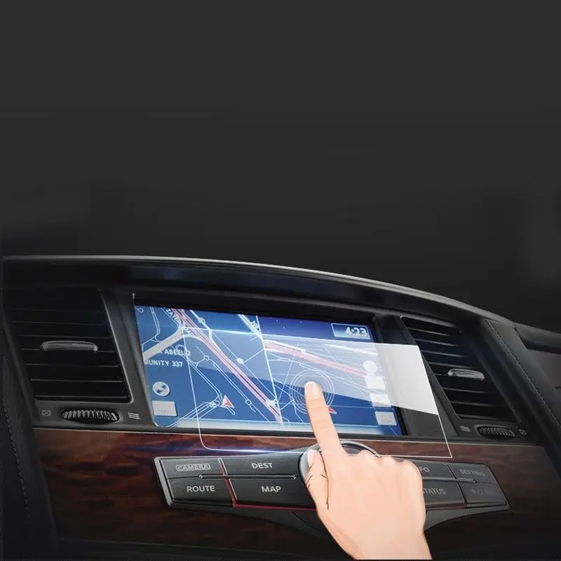 1 шт. Автомобильный GPS навигационный экран Стальная Защитная пленка для Nissan Patrol Y62