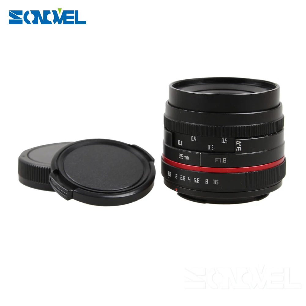25 мм F1.8 руководство широкоугольный объектив + бленда объектива для Fuji Fujifilm X E2 E1 Pro1