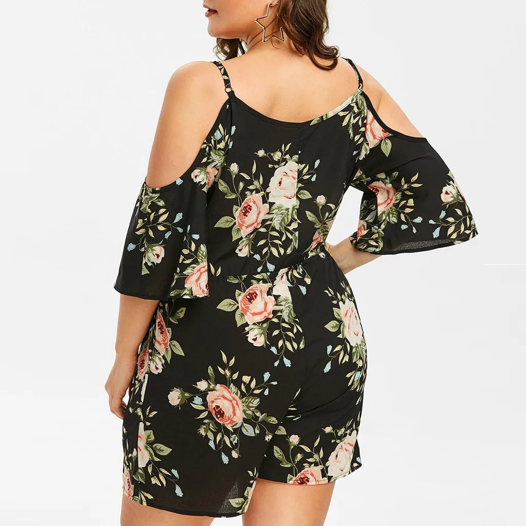 Детский комбинезон Летние женские ботинки размера плюс с открытыми плечами и