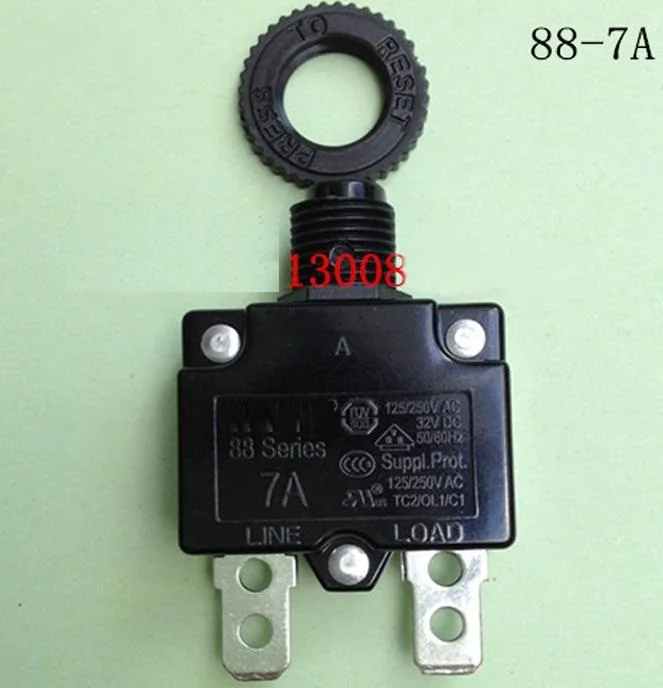 Автоматический выключатель 3A 4A 5A 6A 7A 8A 9A 10A 11A 20A 25A 125VAC 250VAC 32VDC 88 остаточный ток