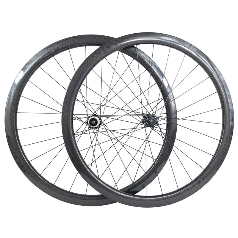 

carbon wheels 700c road bike wheelset disc 60mm tubular 23/25mm CT31 cyclocross 100 142 Central lock road carbon disc wheels