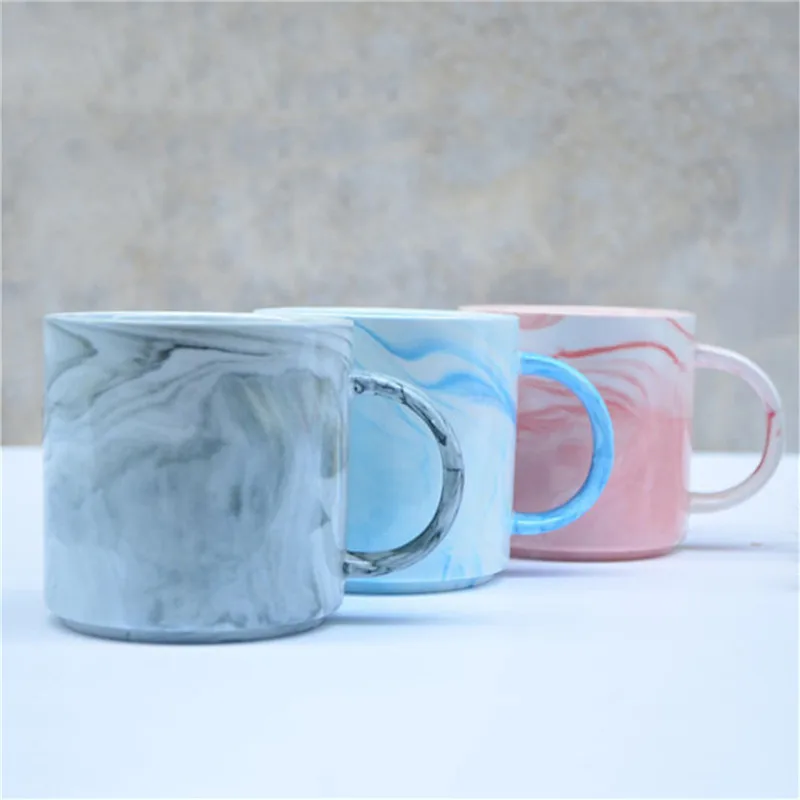 Мраморная узорная Роскошная прямоугольная коническая чашка многоразовая