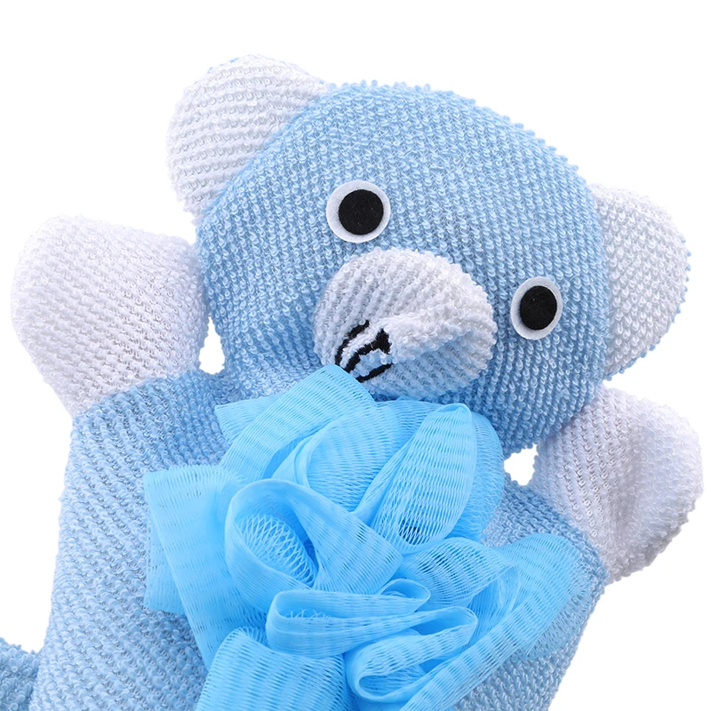 Милые мультяшные перчатки с животными щетки для ванны мягкие не повреждающие