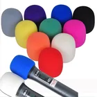 100 шт.лот Профессиональная студия ветрового стекла защитный гриль щит мягкая губка MicrophoneCap уплотненная пенка для микрофона чехол для микрофона