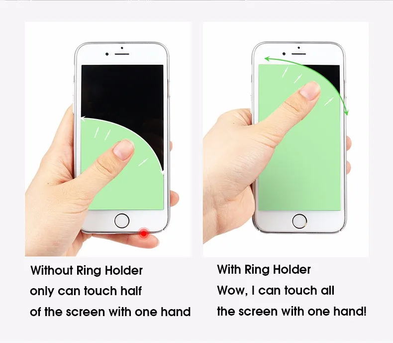 Универсальный держатель для мобильного телефона 360 градусов Металлическая