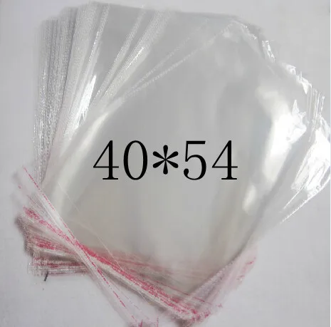 

Clear Cellophane/BOPP/Poly PVC big large Bags 40*54cm Transparent Opp Bag Packing Plastic Bags Self Adhesive Seal 40*54 cm