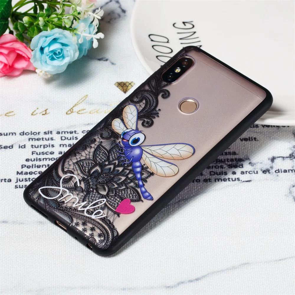 Чехол для телефона Xiaomi Redmi 4A 4X5 5A 6 Pro с изображением панды прозрачный кружевной