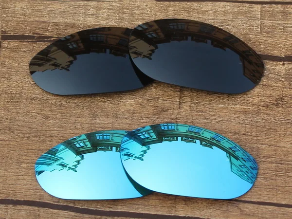 Black and Ice Blue Vonxyz 20+ выбор цвета поляризованные Сменные линзы для-оправа Oakley Monster Dog - Цвет линз: Black and Ice Blue