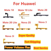 Кнопка отключения звука для Huawei Mate 10 20 Lite nova nova2s nova3 nova3i|Шлейфы