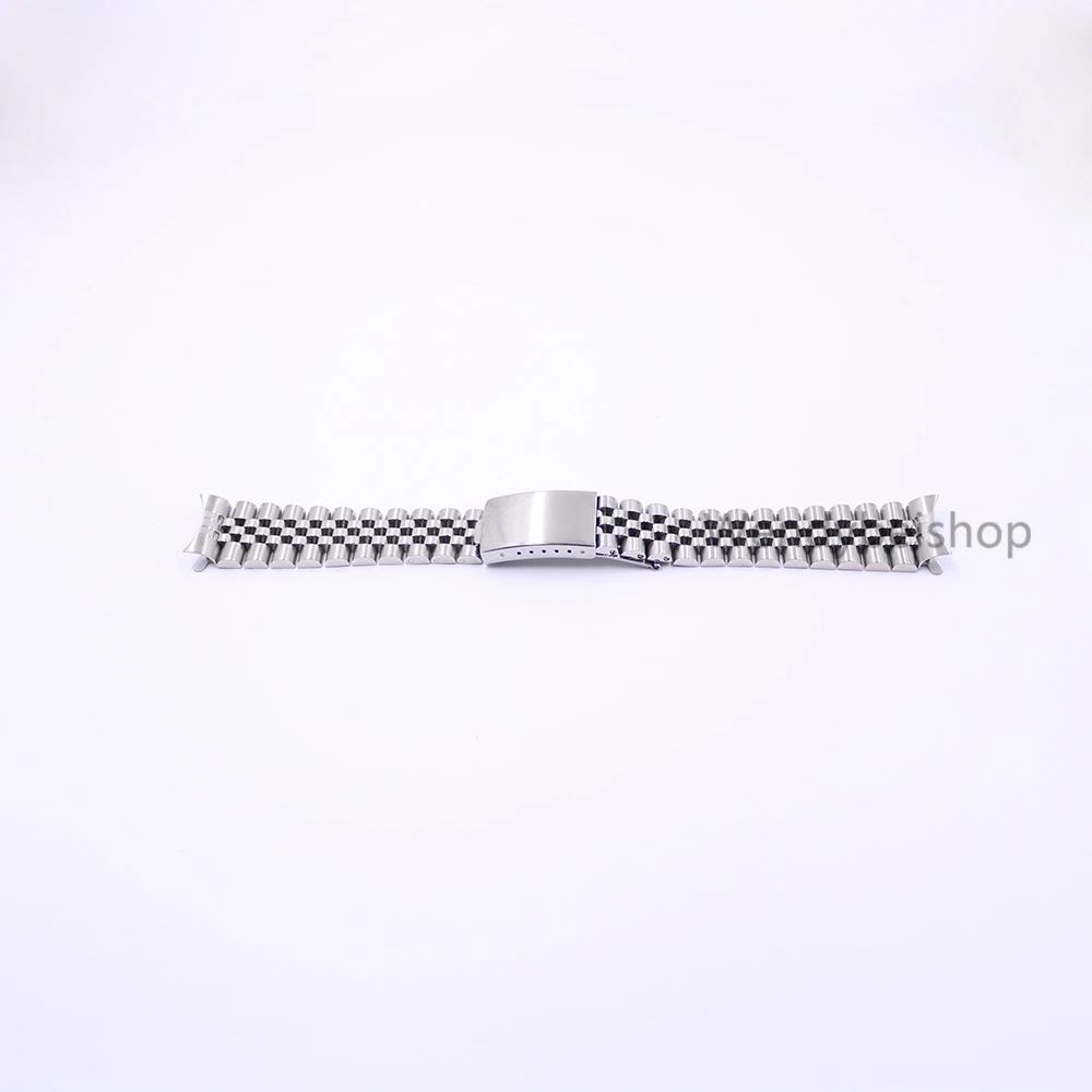 19 20 22mm Two tone Hollow Curved End Solid Screw Links Replacement Watch Band Old Style VINTAGE Jubilee Bracelet For Datejust
