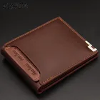 Модный мужской кошелек 2019, мужской кошелек с монетницей, маленькие кошельки для денег на молнии, новый дизайн, тонкий кошелек для долларов, кошелек с зажимом для денег 561