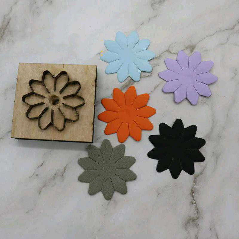 Нож для высечки кожи сделай сам из японской стали в форме цветка | Дом и сад