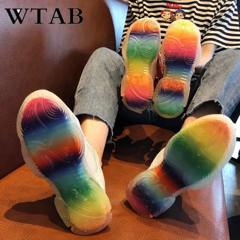 Кроссовки WTAB lucency Женские с фланцем повседневная сетчатая летняя обувь