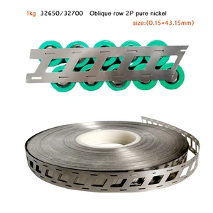 Полоса из чистого никеля с косым рядом, 1 к, 0,15x43,15 мм, 99.93% ремень из чистого никеля для 3265032700 скошенного ряда без кронштейна для точечной сварки
