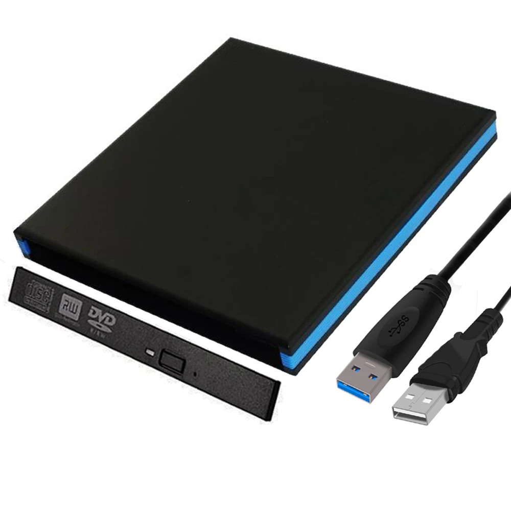 Внешний USB 3.0 DVD накопитель 12 7 мм|Оптические дисководы| |