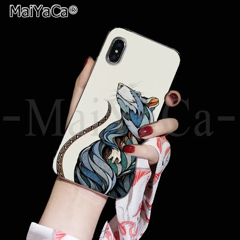 1 Чехол для телефона MaiYaCa с милыми животными, крысами, едой, милыми аксессуарами, чехол для Apple iPhone 8, 7, 6, 6S Plus, X, XS, max, 5, 5S, SE, XR - Цвет: 1