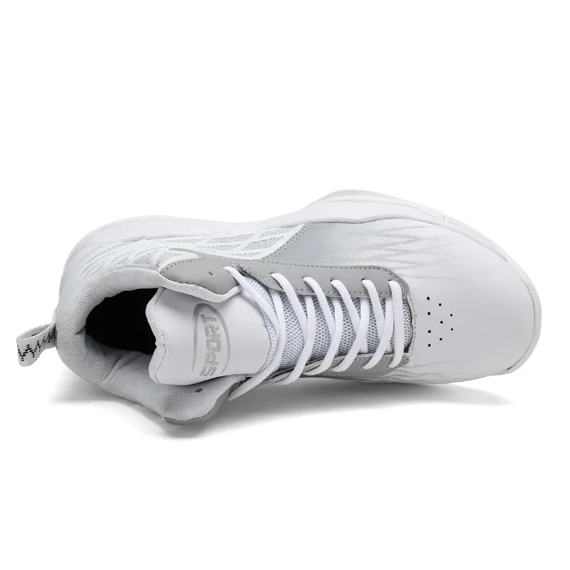 Новые мужские баскетбольные кроссовки с высоким берцем удобные воздушной