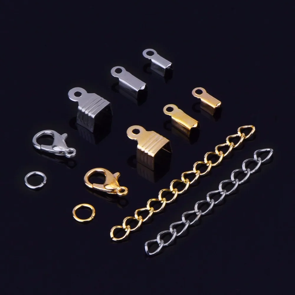 Набор аксессуаров для изготовления ювелирных изделий 1000 шт.|extension chain|chain for jewelry