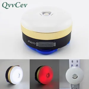 Мощный светодиодный мини-светильник для кемпинга со встроенным аккумулятором, походная Ночная Подвесная лампа с зарядкой от USB