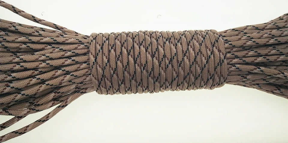 YOUGLE Paracord 550 парашютный шнур веревочка Mil Spec type III 7 нитей 100FT оборудование для альпинизма кемпинга выживания 4-10
