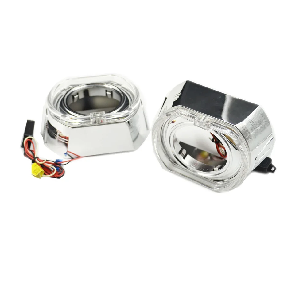 2 шт. автомобильные ксеноновые лампы 3 0 дюйма H1 H4 H7|lens headlight|angel eyesh7 hid |