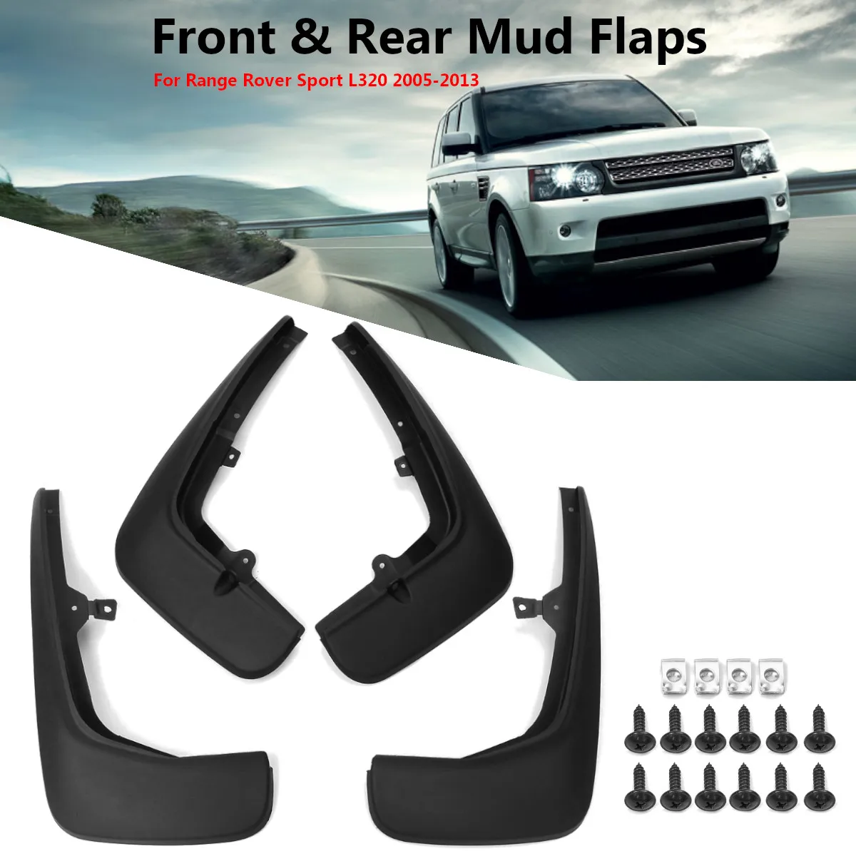 Передние Задние Автомобильные Брызговики для Range Rover Sport L319 2005-2013 Брызговики для крыло брызговики