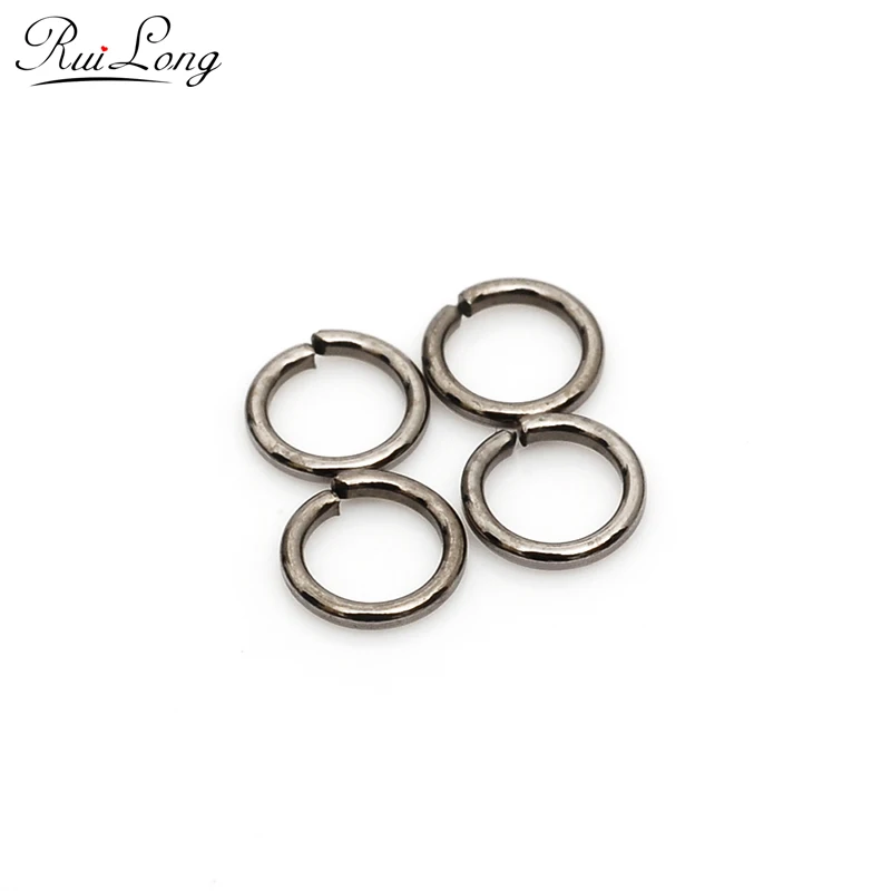 200 шт./лот 6 мм Оптовая Продажа петли металлические серебряные/Золотые/Родиевые